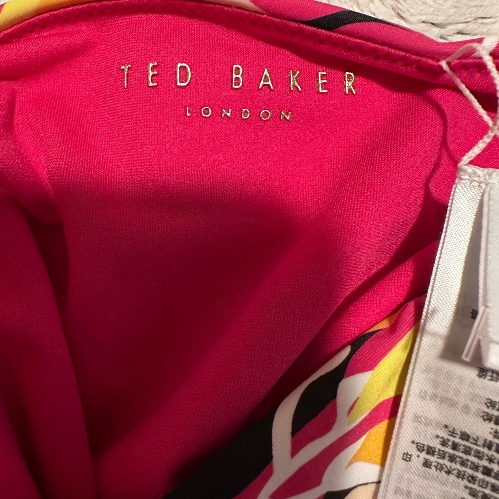 Ted Baker Marthya High Waisted Floral Bikini Bottom Swimwear - Picture 4 of 10